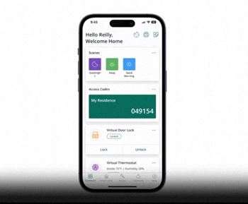 a screenshot of a smartphone with the halo reply welcome home page on it